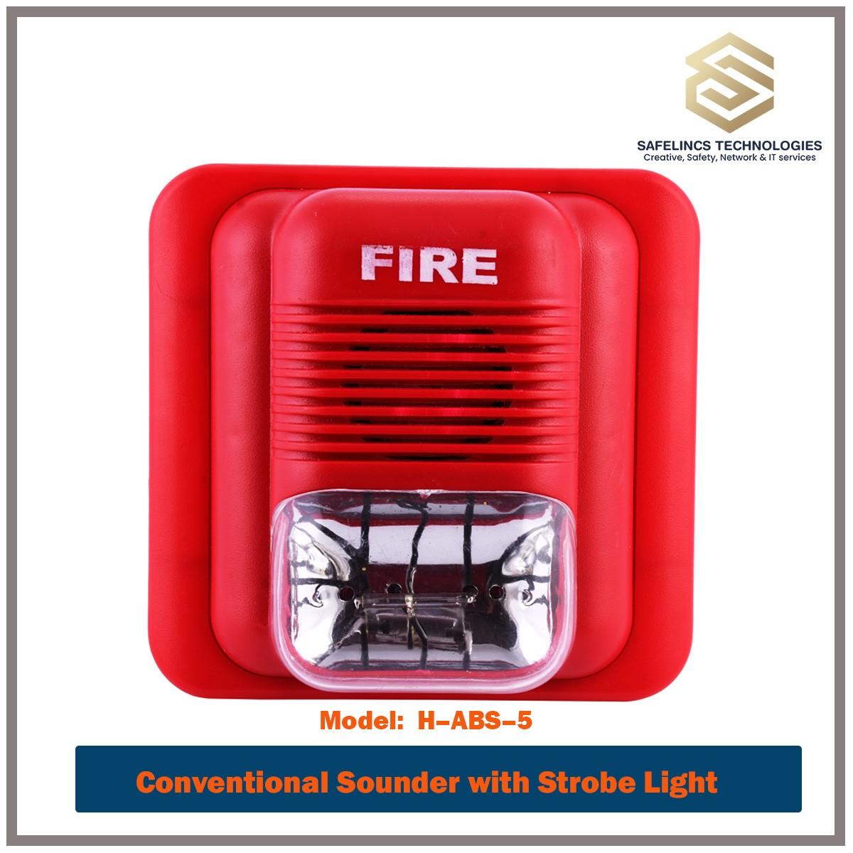 Siren with Strobe Conventional Fire Alarm
