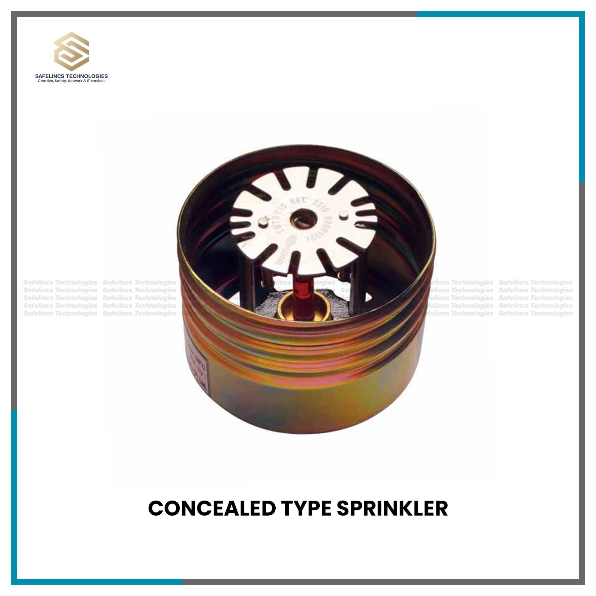 Fire Sprinklers-Concealed Type