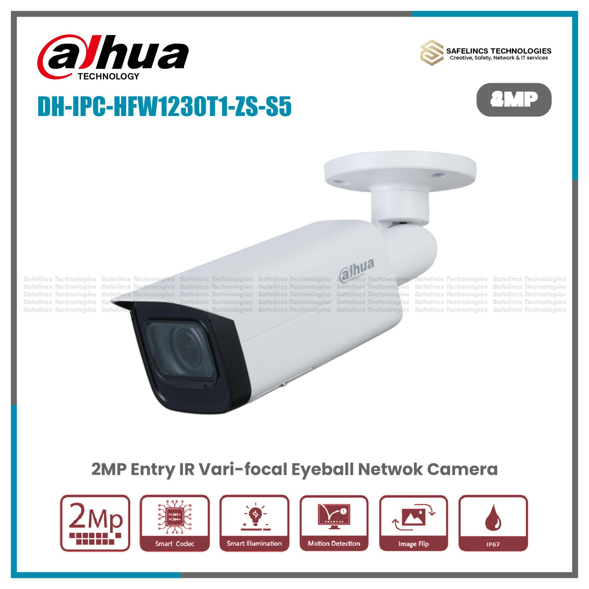 Dahua Motorized CCTV Camera DH-IPC-HFW1230T1-ZS-S5