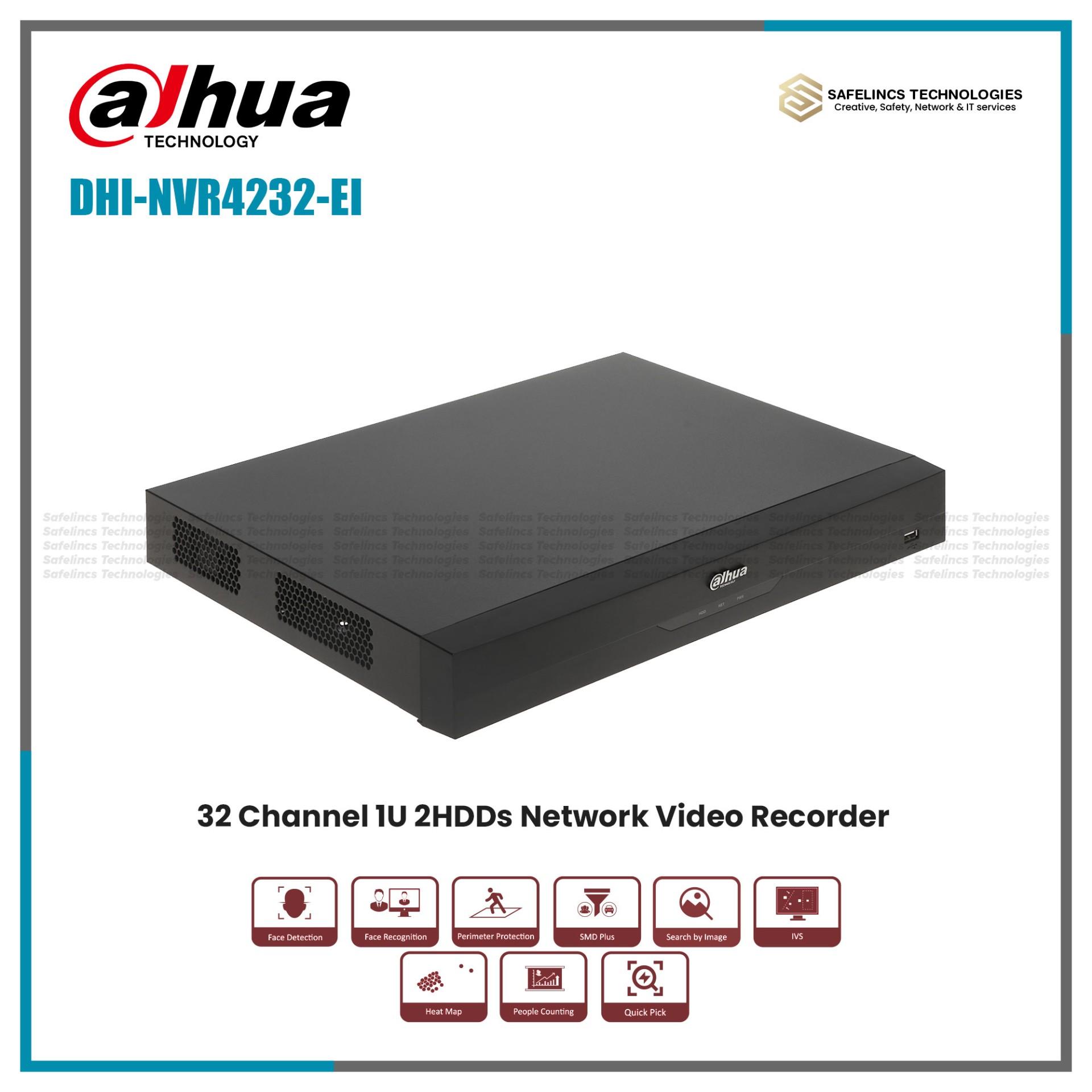 Dahua 32 Channel NVR with 2 SATA HDD Support Nepal DHI-NVR4232-EI