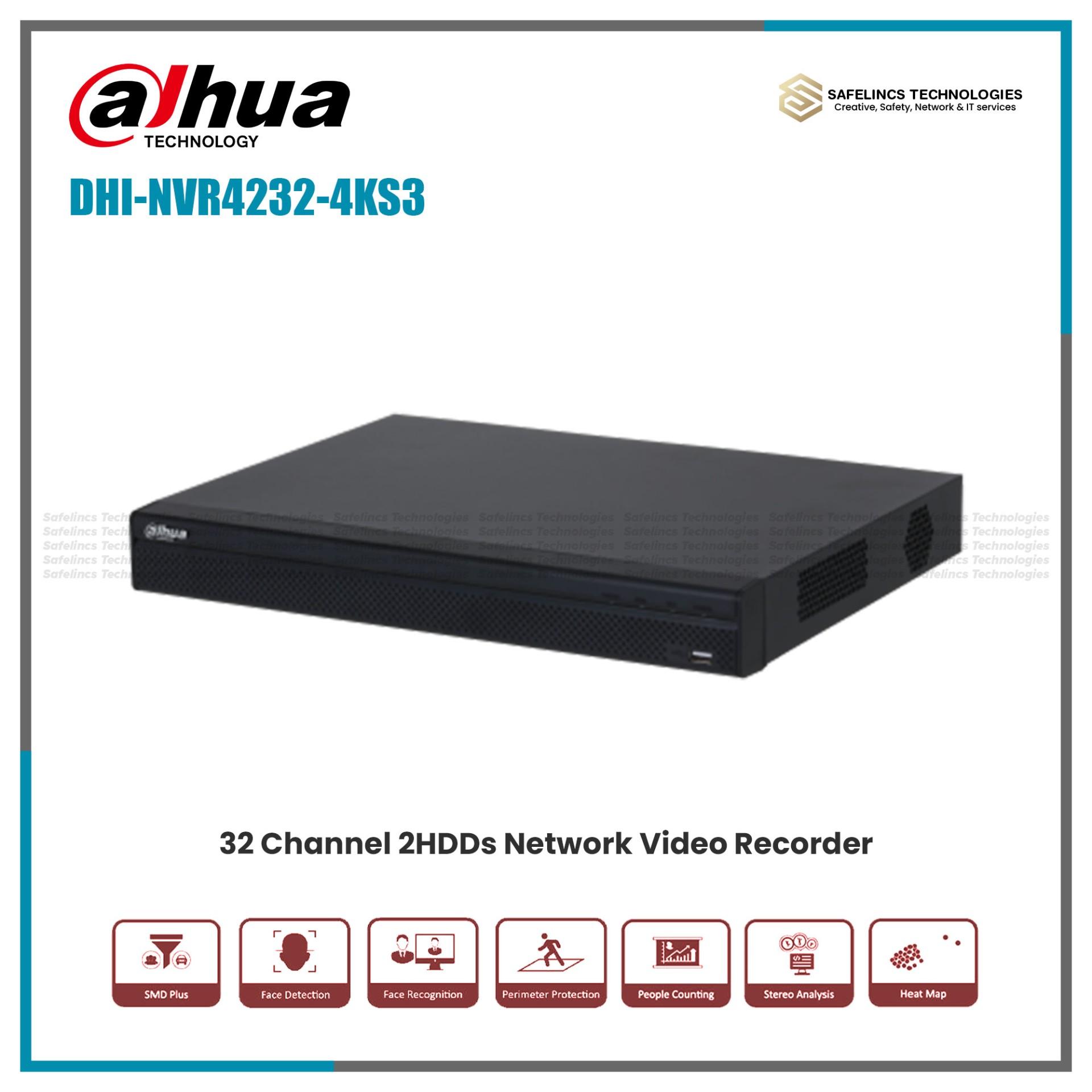 DHI-NVR4232-4KS3- 32 Channel NVR in Nepal