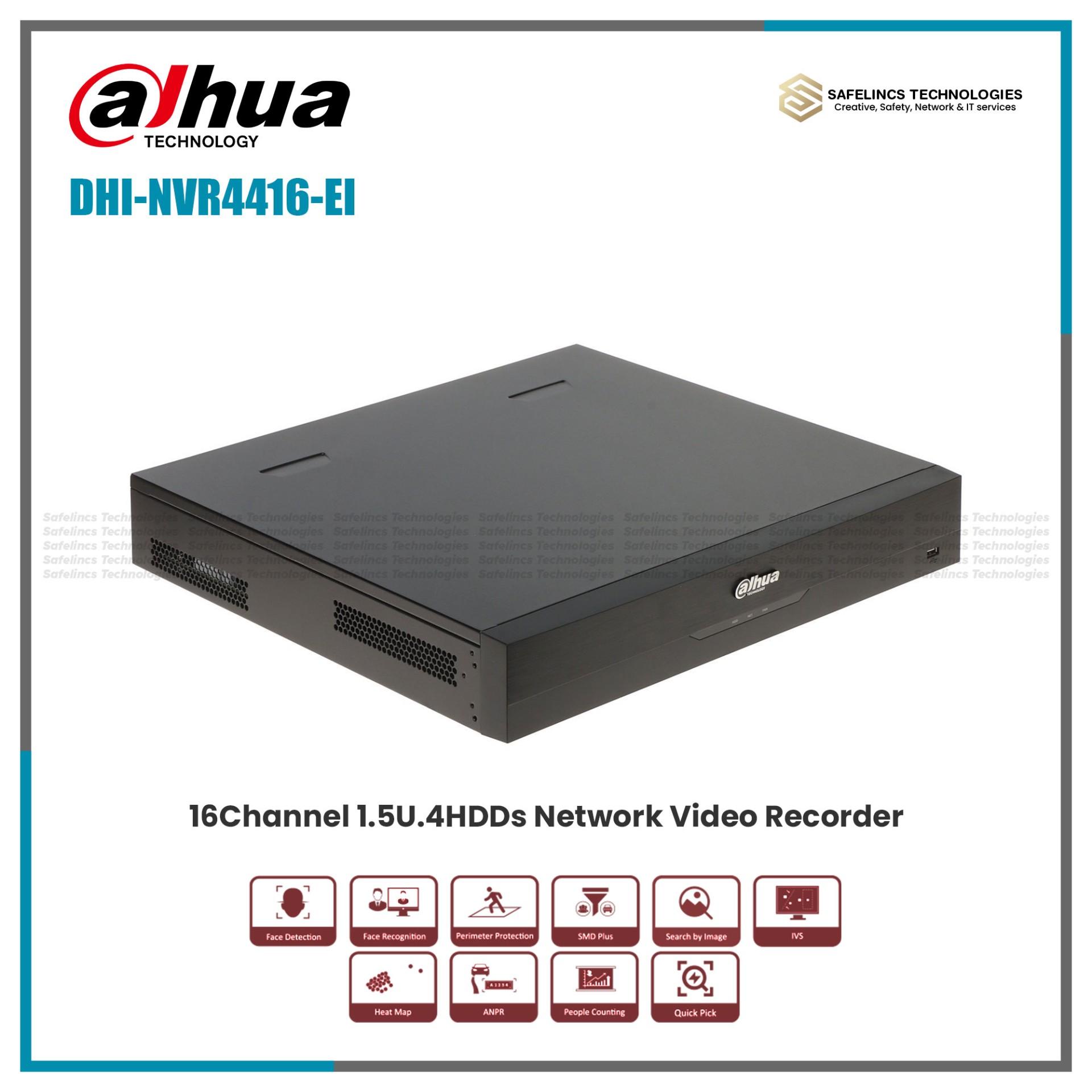 DHI-NVR4416-EI 16 Channel 4 SATA Network Video Recorder