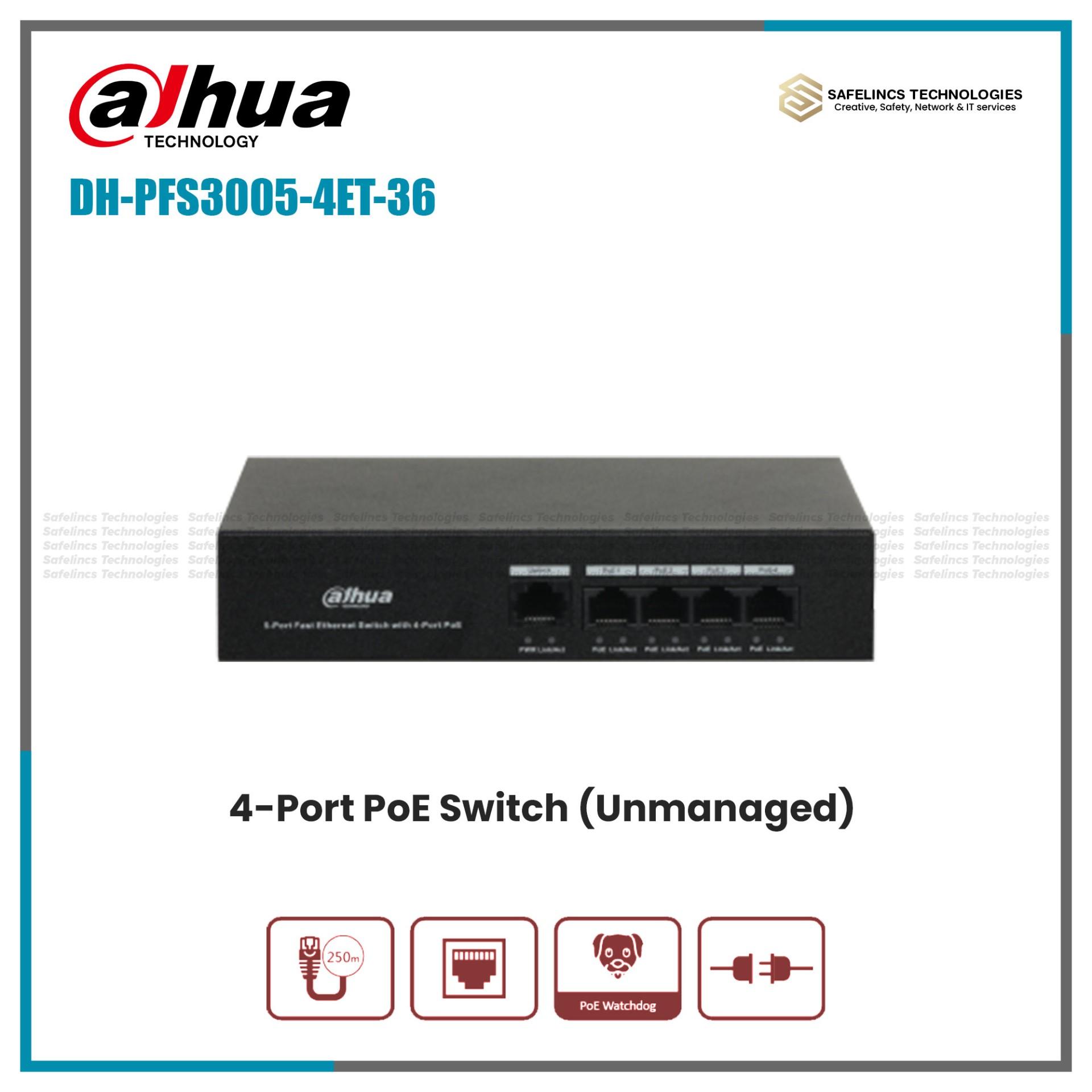DH-PFS3005-4ET-36-Nepals Branded Poe Switch