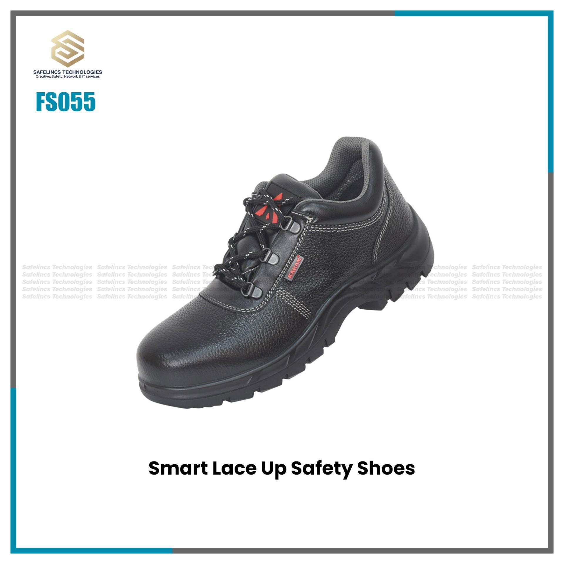 Karam: Smart Lace Up Safety Shoes