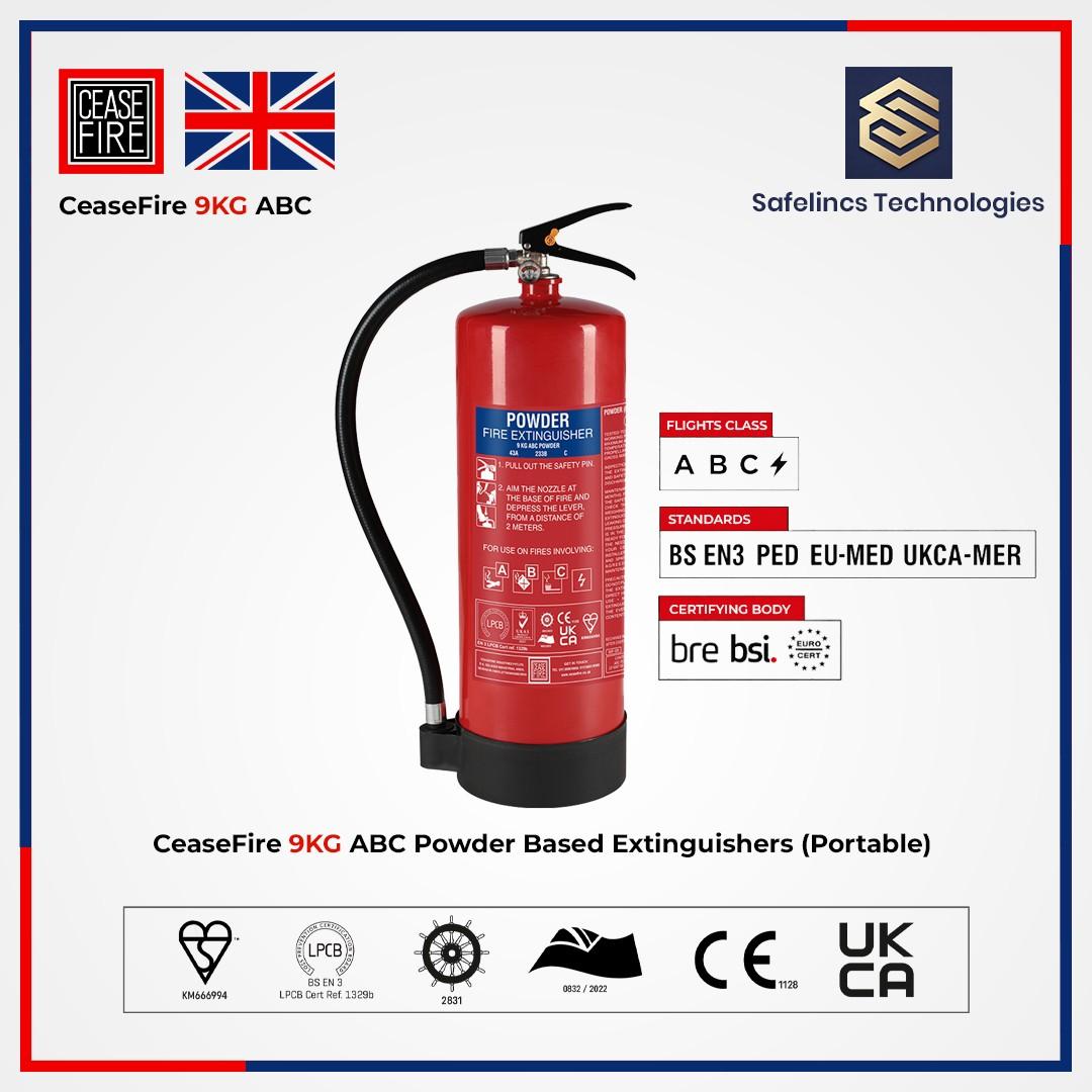 9 KG Cease Fire ABC Type Fire Extinguisher