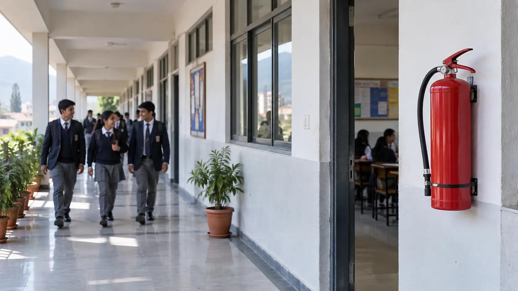 fire extinguisher in school and colleges